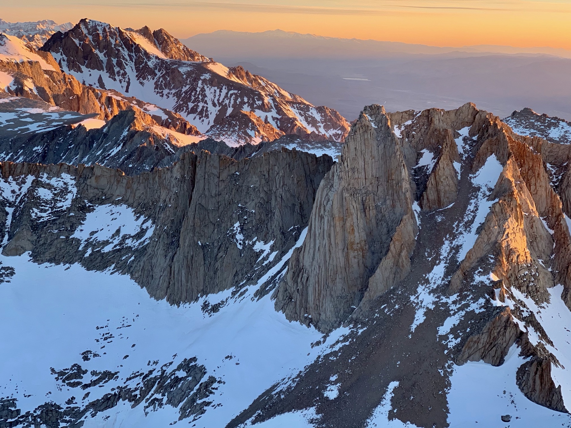Sunrise over Mount Russell.