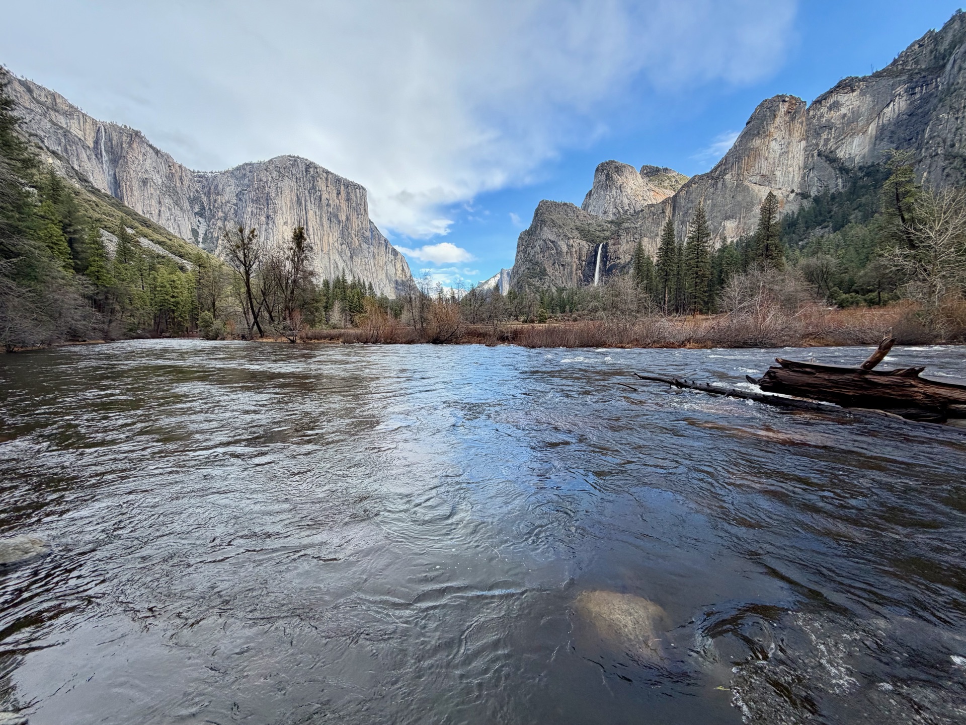 Yosemite Valley in winter light