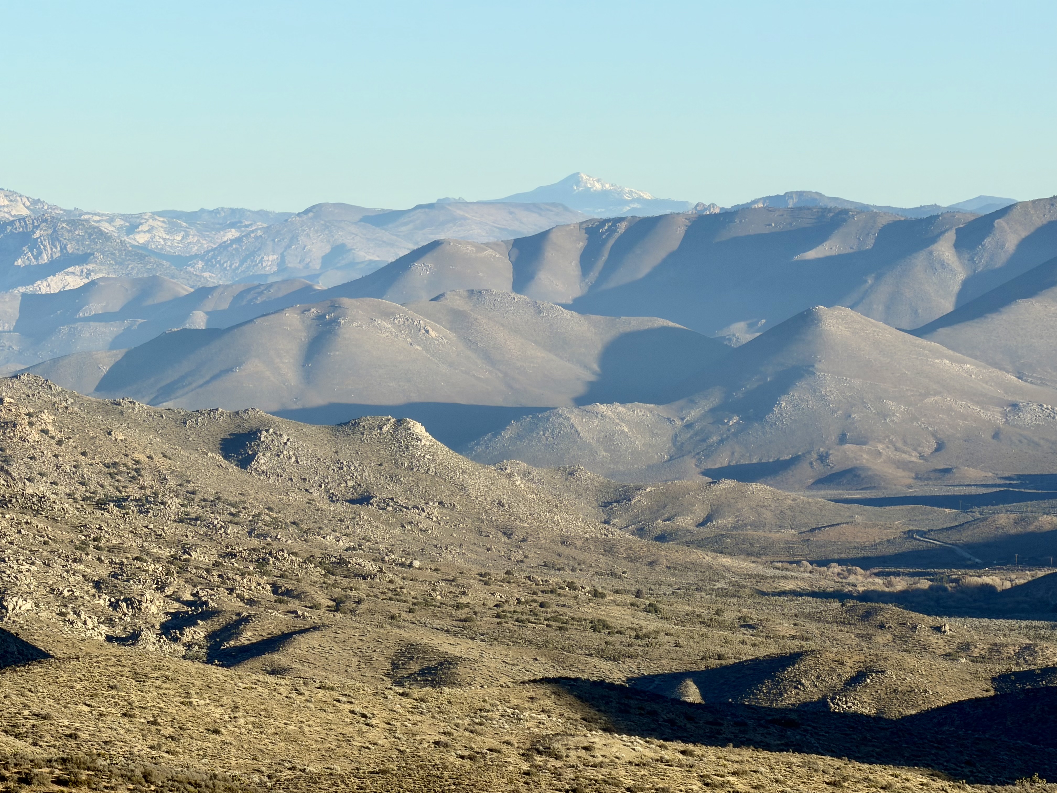 Route SO2 — Scodie Range, Olancha Peak in the distance