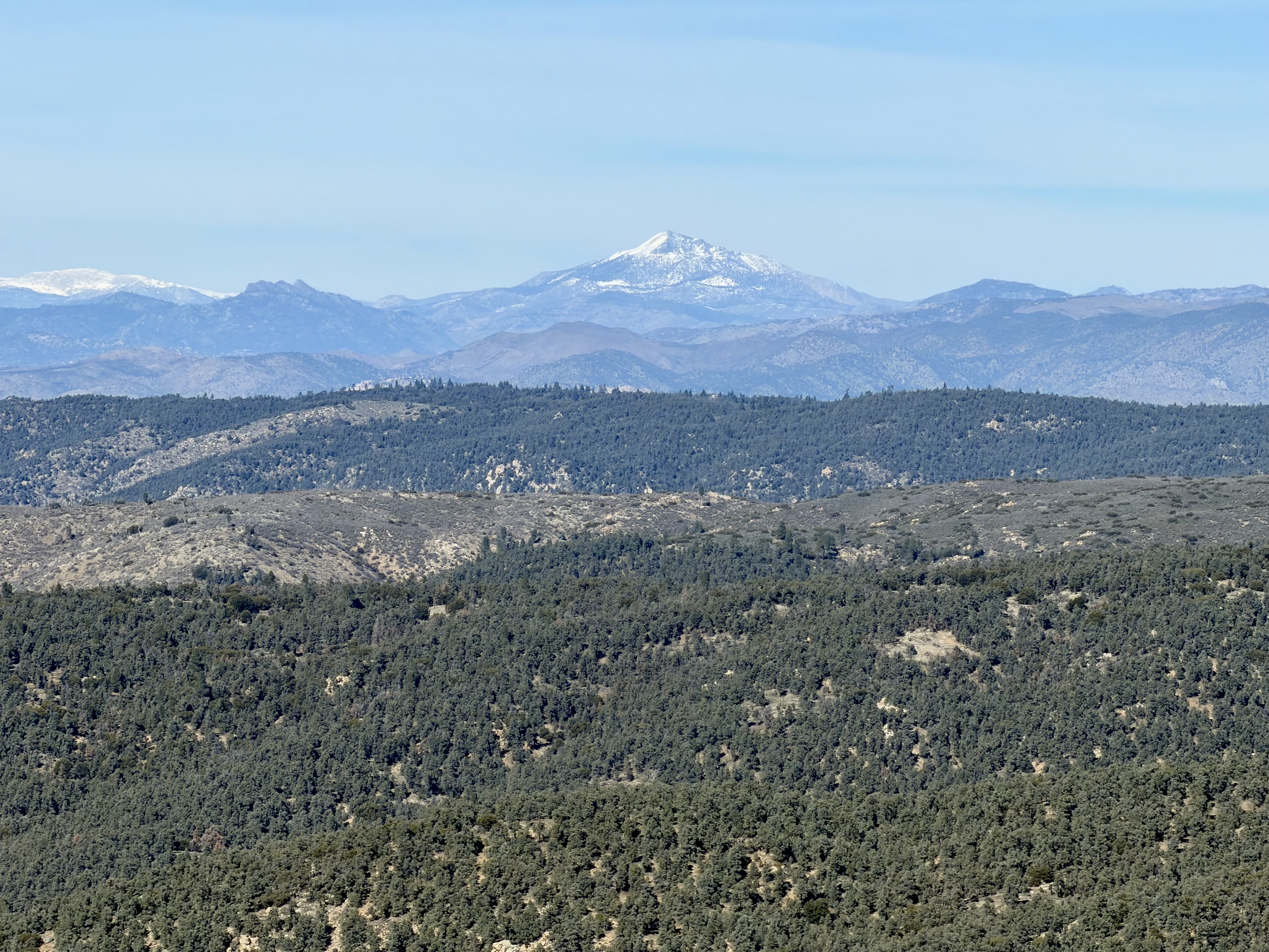 Olancha Peak from Skinner Peak Ridge