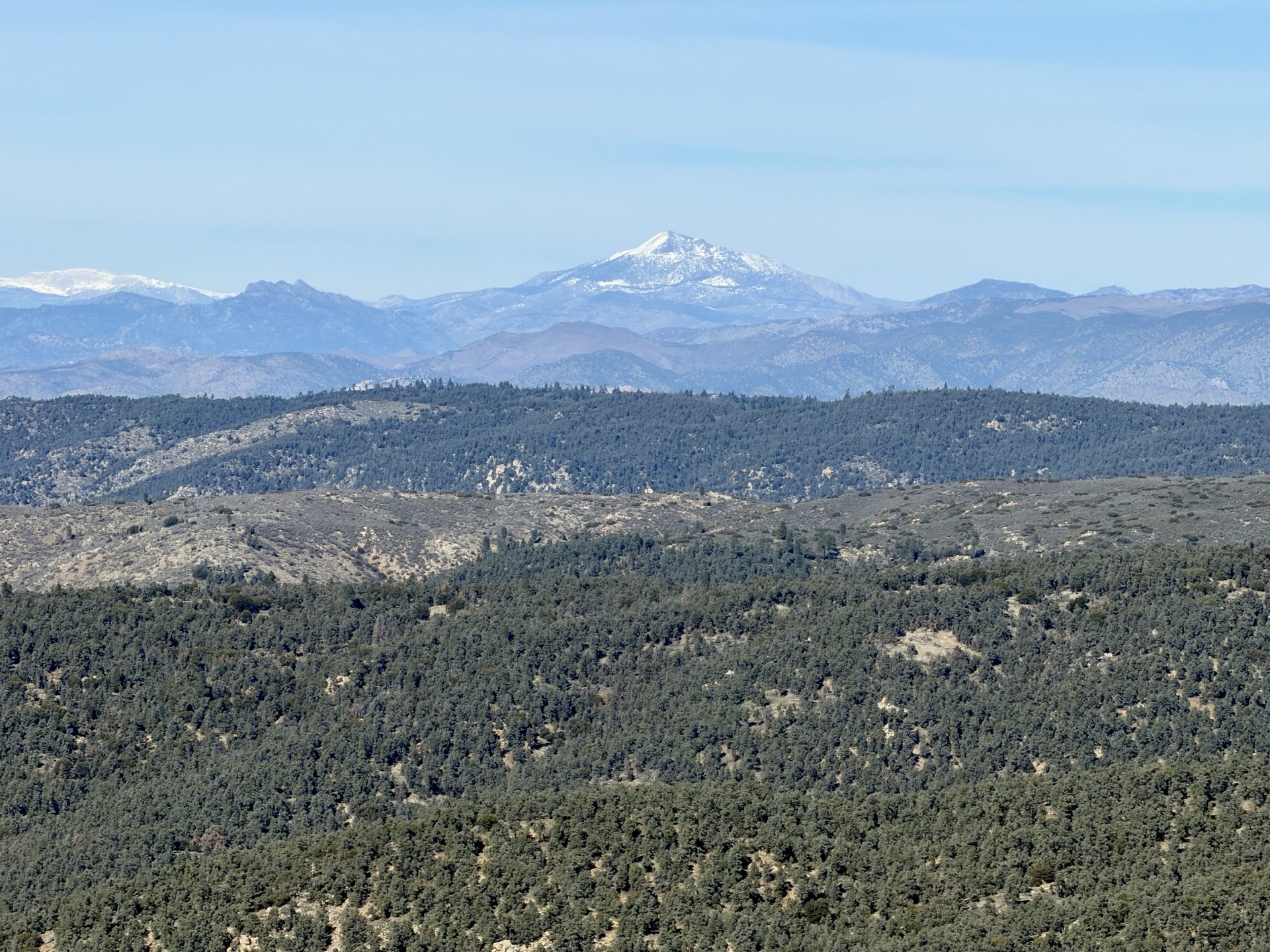 Olancha Peak from Skinner Peak Ridge