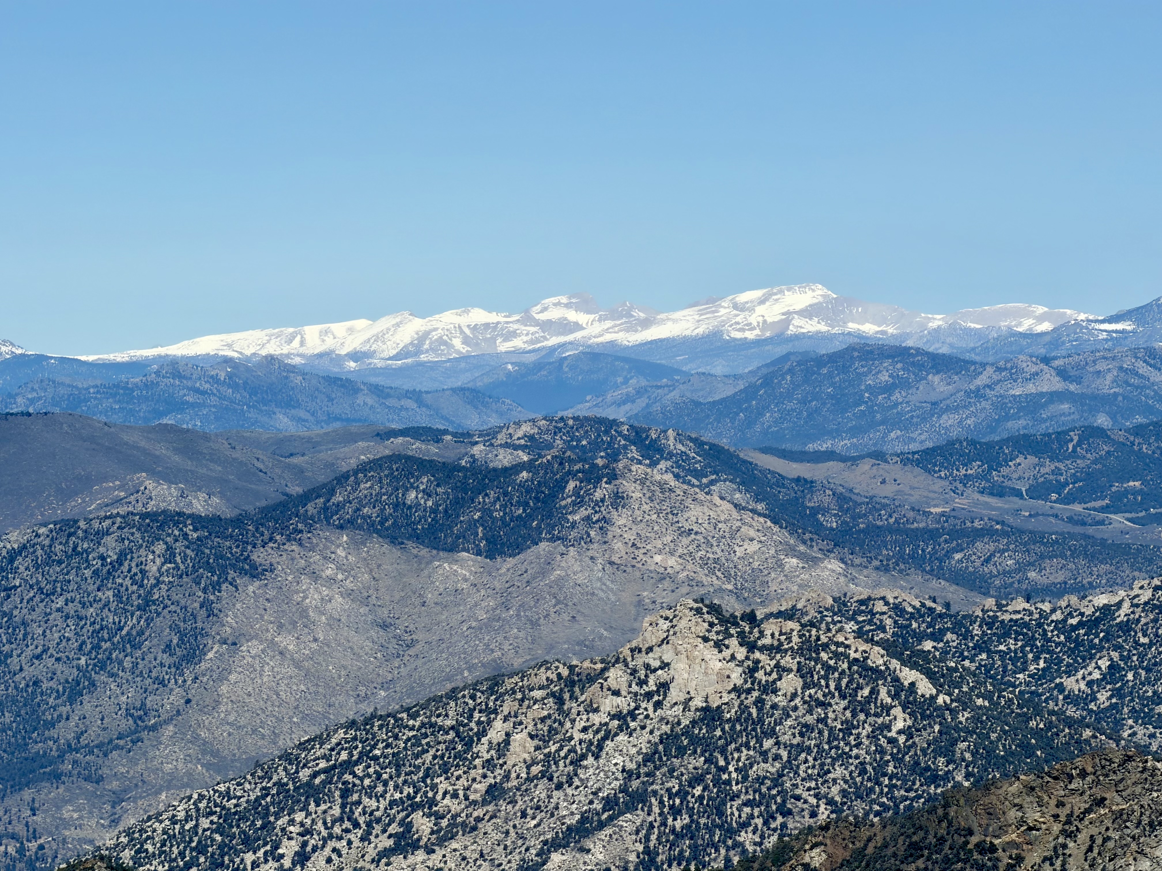 Whitney as seen from Owens Peak