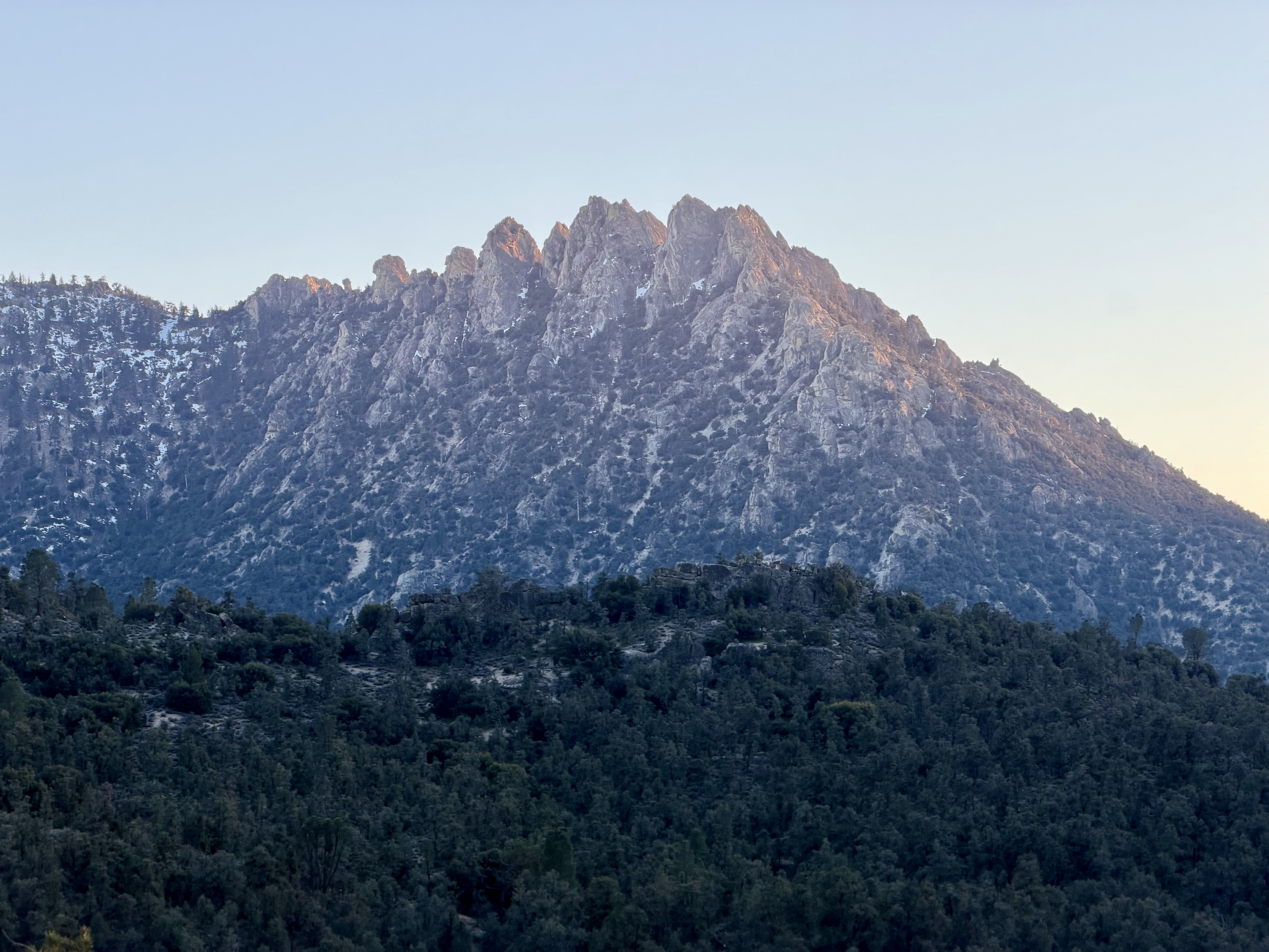 Lamont Peak in the distance