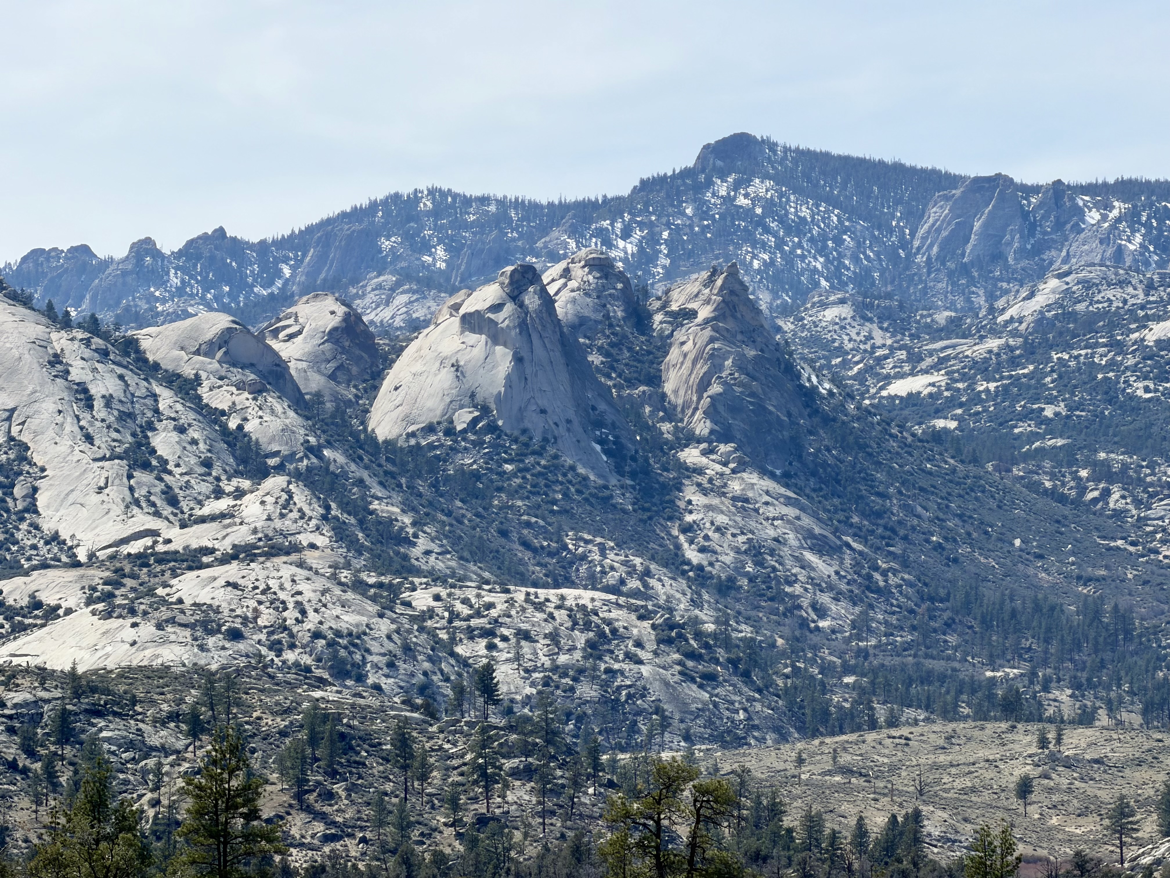 Domeland Wilderness granite plateau — March 2026