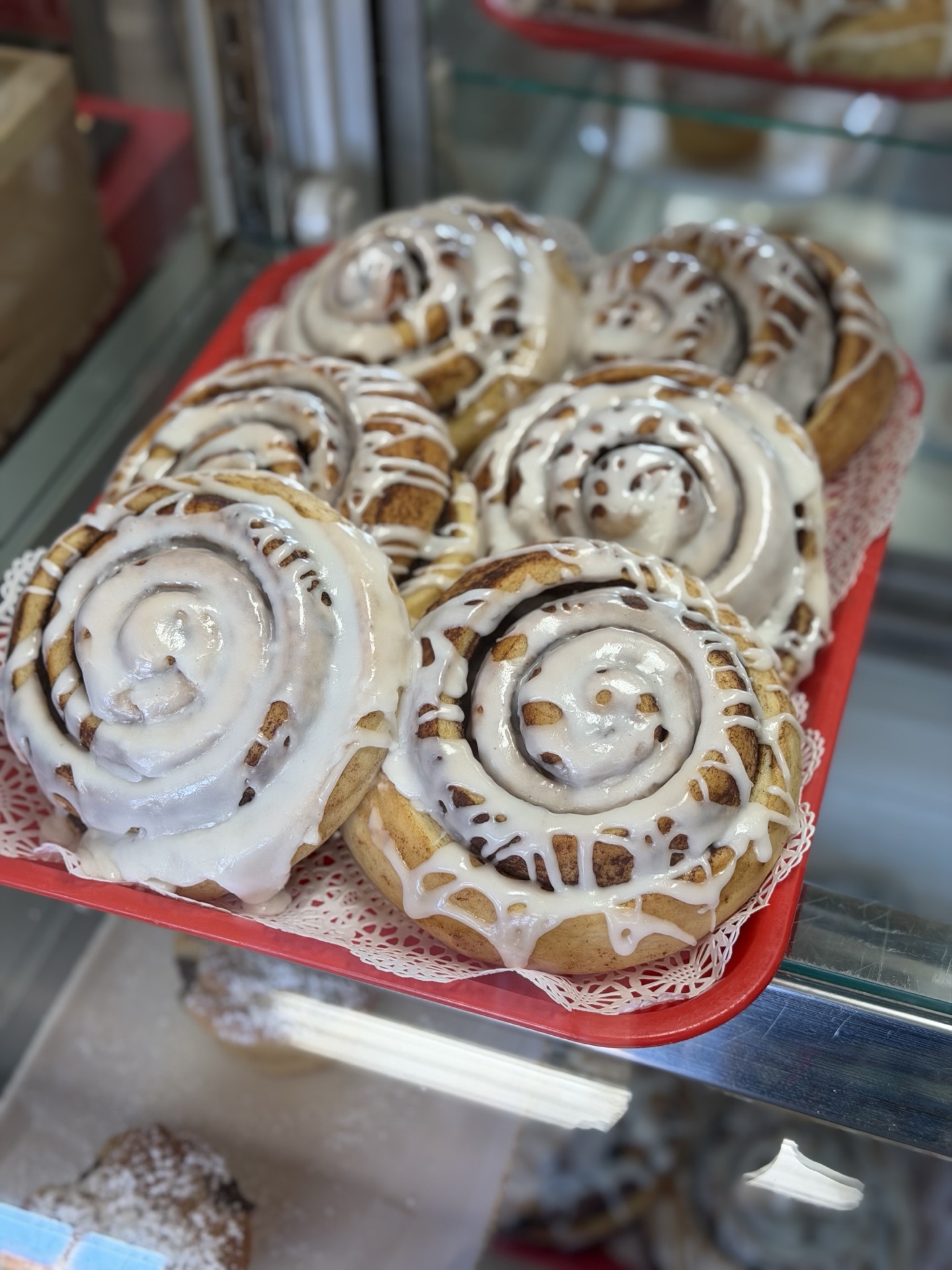 And cinnamon rolls